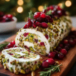 Holiday Cranberry Pistachio Cream Cheese Log: Wow Your Guests!