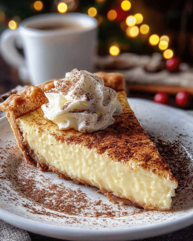 How to Make Christmas Eve Cinnamon-Vanilla Custard Pie Perfectly