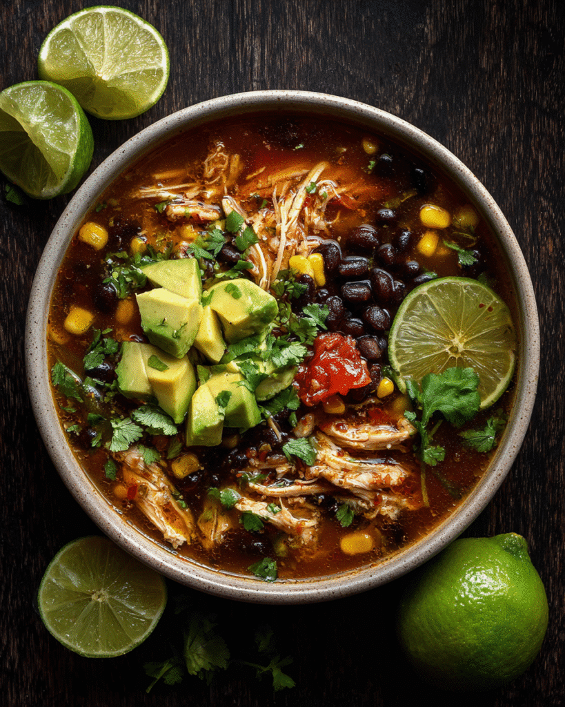 How to Make the Ultimate Chicken, Poblano, and Black Bean Soup