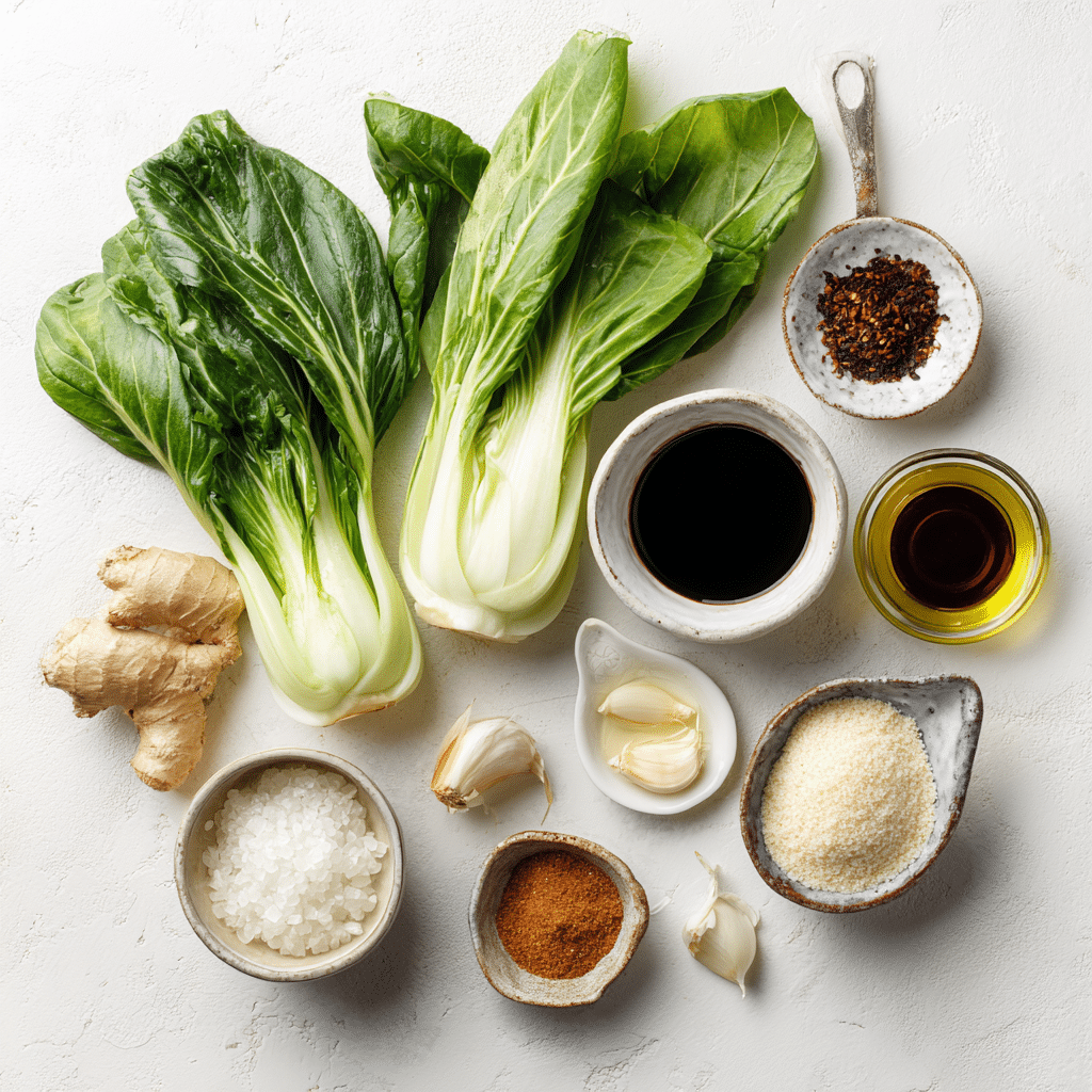 Bok Choy with Ginger Chili Sauce: Spicy Veggie Magic!