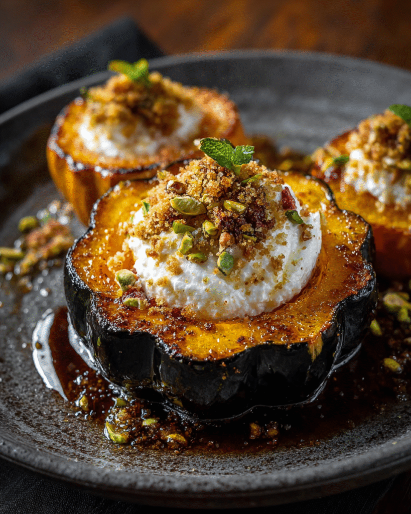 How to Perfectly Roast Courge de Gland with Honey and Ricotta