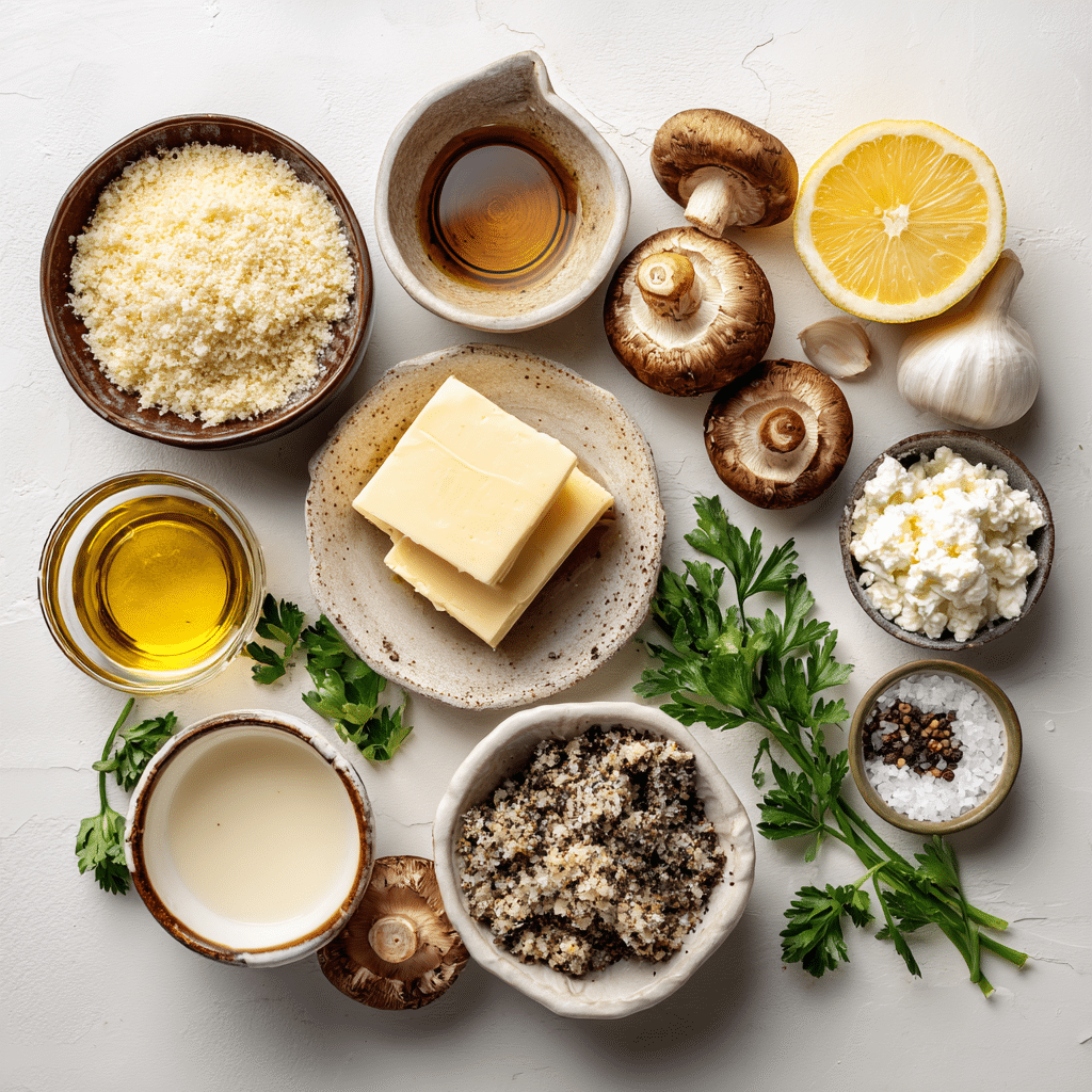 Fried Boursin Stuffed Mushrooms