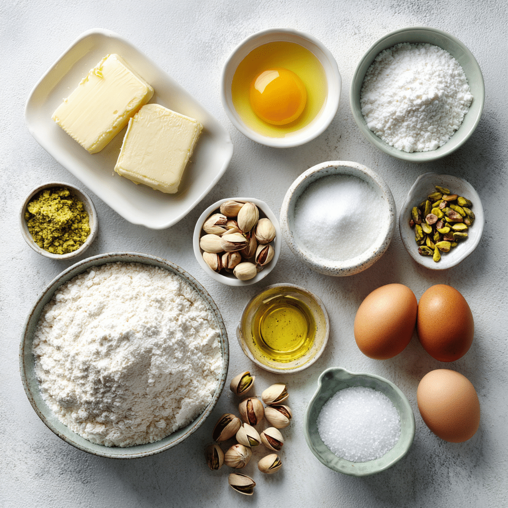 Mini Pistachio Tartlets