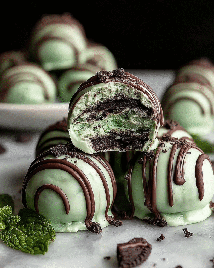 Mint Oreo Truffles