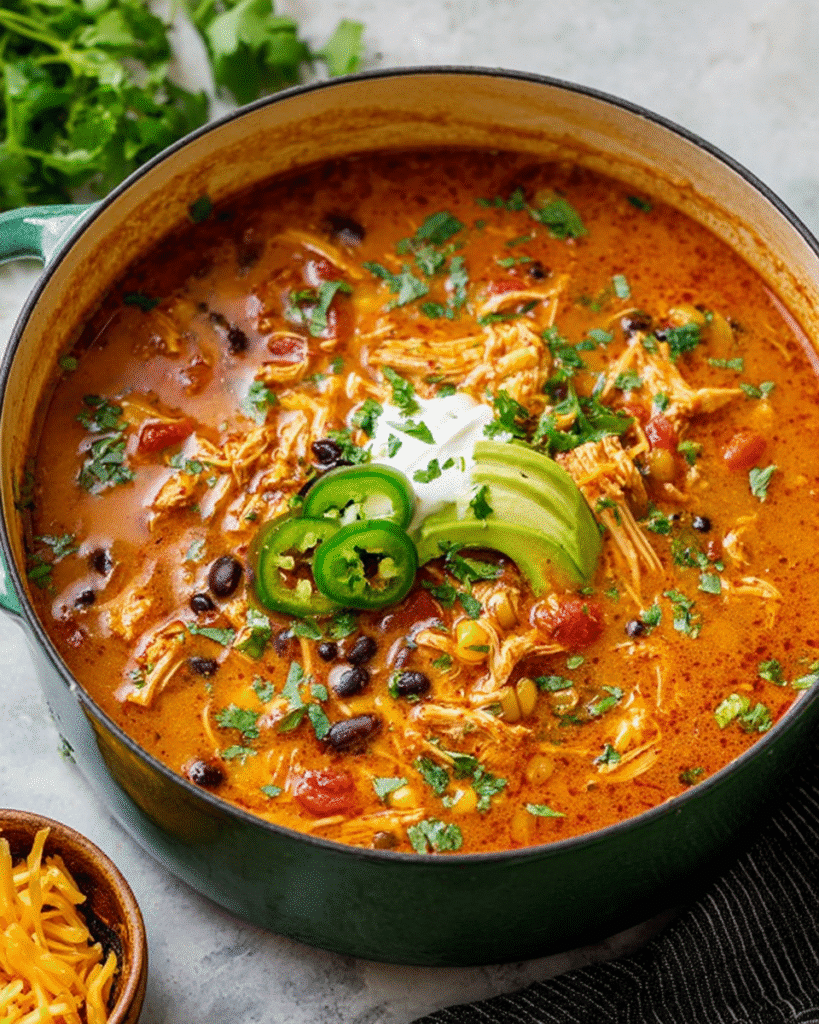 Chicken Enchilada Soup