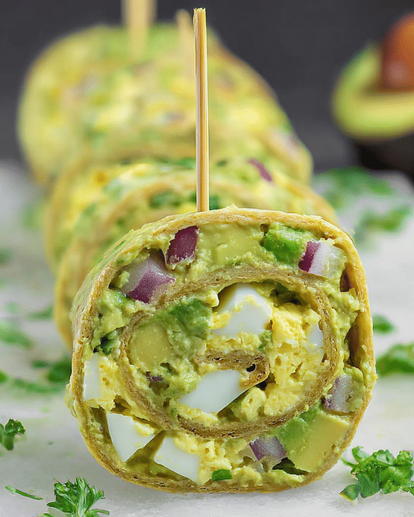 Avocado Egg Salad Roll Ups: Easy Lunch Hack Revealed!
