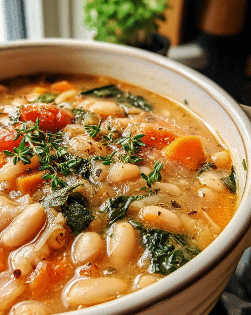 How to Make Creamy White Bean Soup That Hugs Your Soul