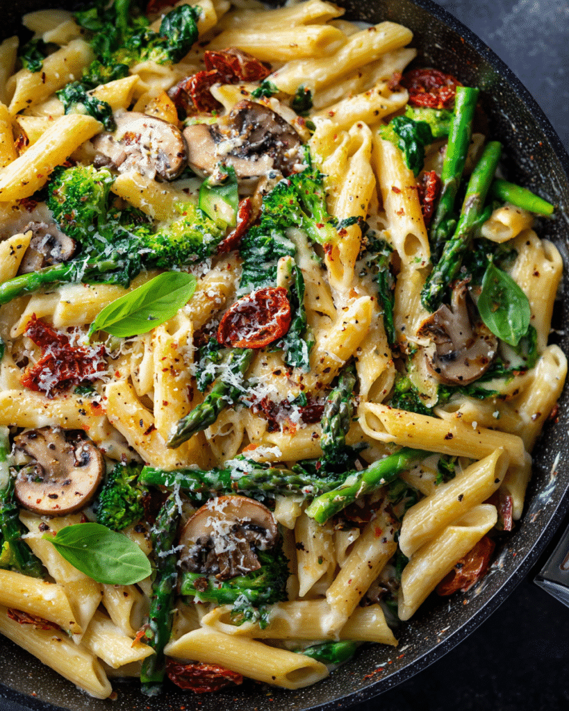 One Pot Creamy Garlic Pasta: Quick Weeknight Dinner Magic!