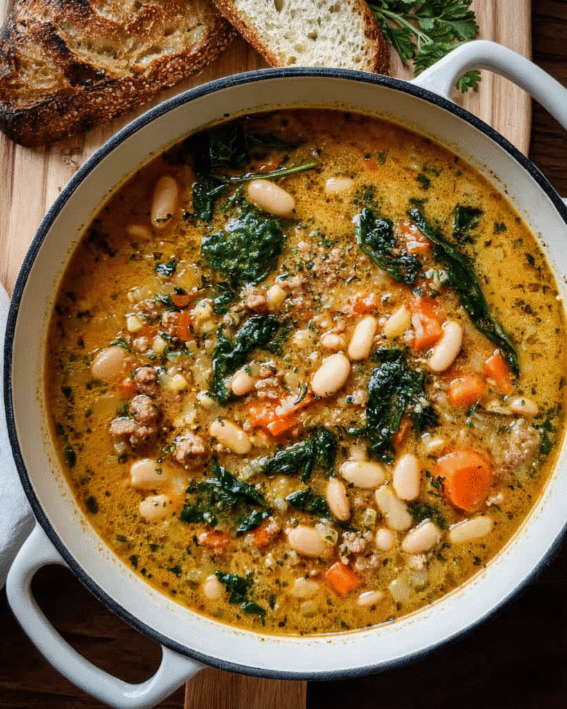 Tuscan White Bean Soup: Cozy Comfort in Every Spoonful