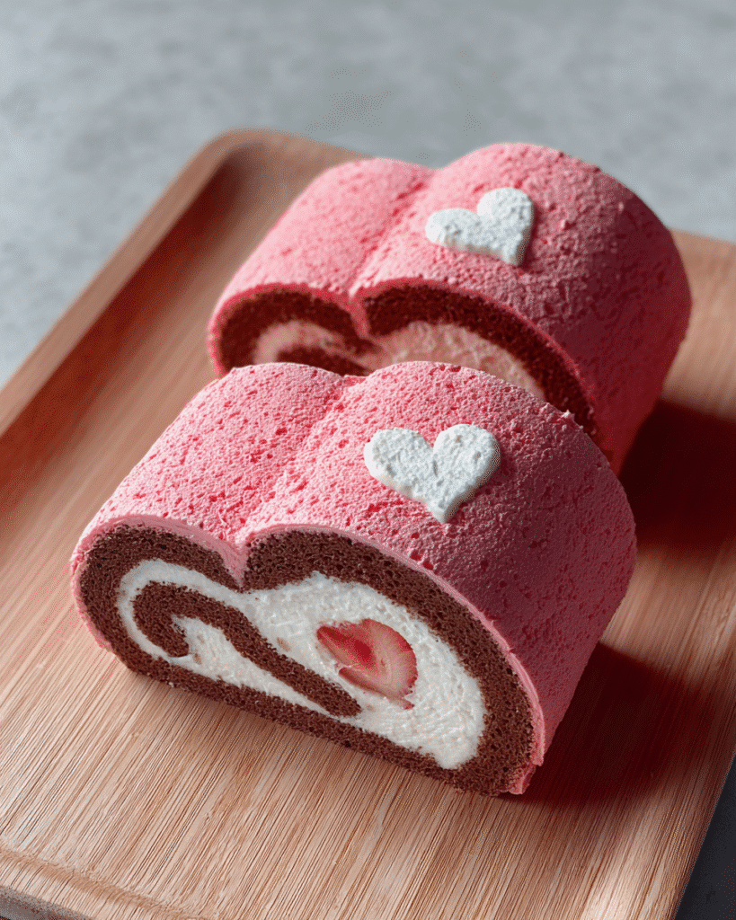 Heart-Shaped Swiss Roll Recipe: Sweet Love in Every Slice!