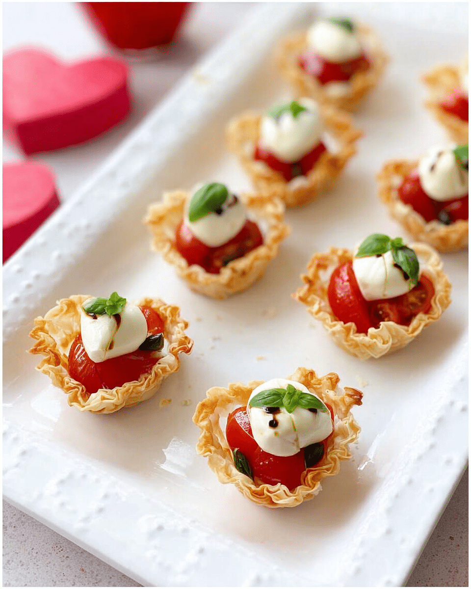 Heart-Shaped Caprese Phyllo Cups: 5 Reasons to Wow Guests