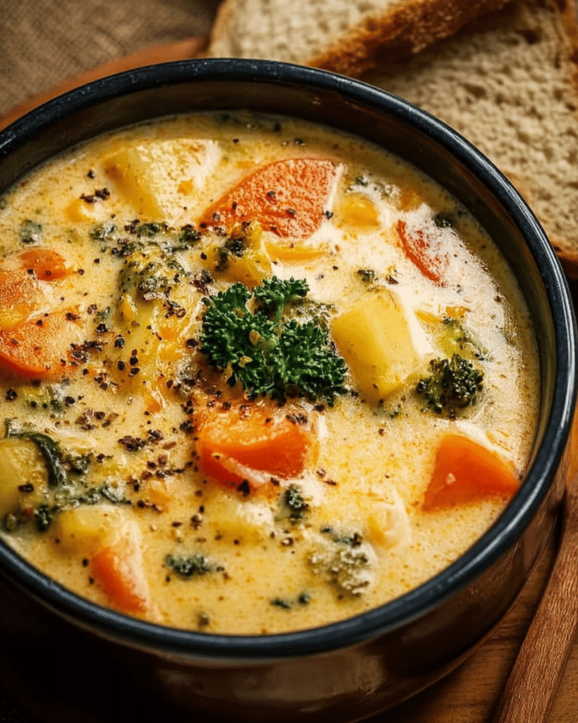 One Pot Creamy Vegetable Soup: Cozy Comfort in Minutes