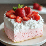 No-Bake Strawberry Cloud Cake: 5 Easy Steps to Heavenly Dessert