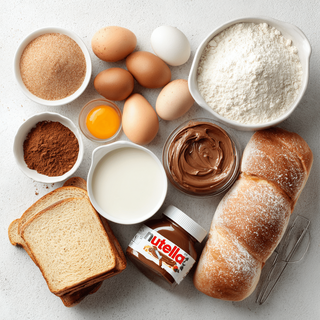 Heart-Shaped Nutella Stuffed French Toast: Breakfast Bliss!