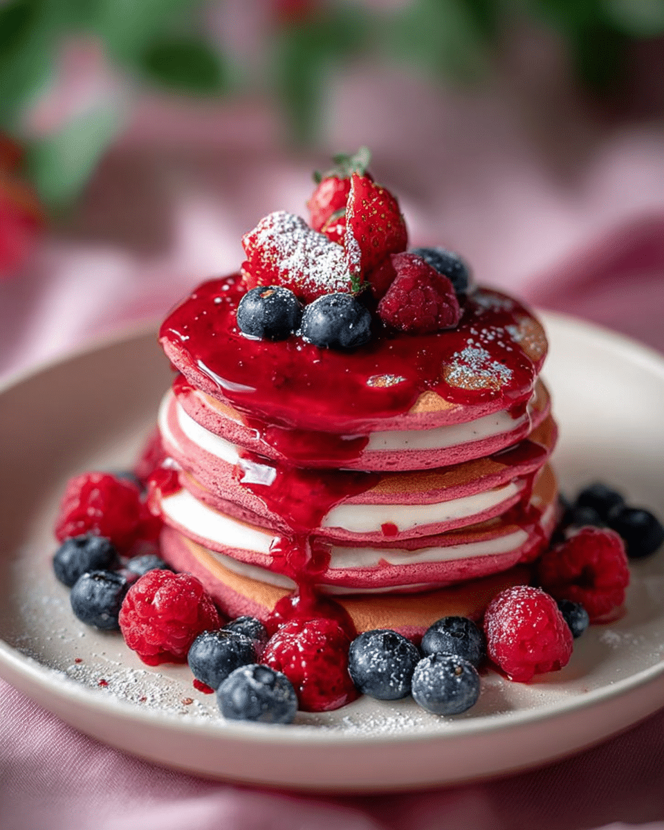 Pink Velvet Pancakes: The Sweetest Breakfast You'll Ever Make