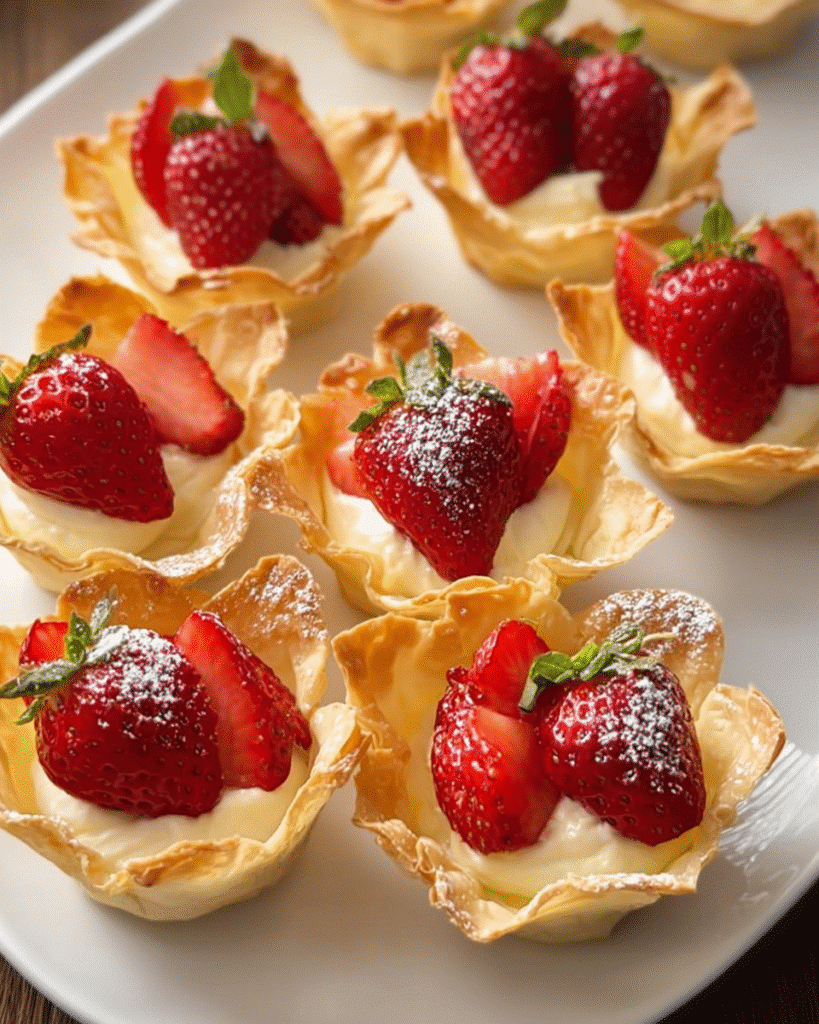 How to Make Irresistible Strawberry Phyllo Cups in Minutes