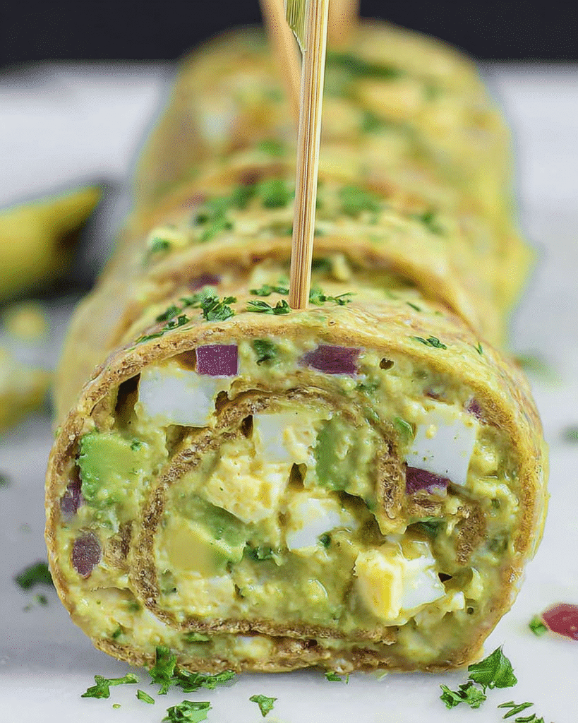 Avocado Egg Salad Roll Ups: Easy Lunch Hack Revealed!