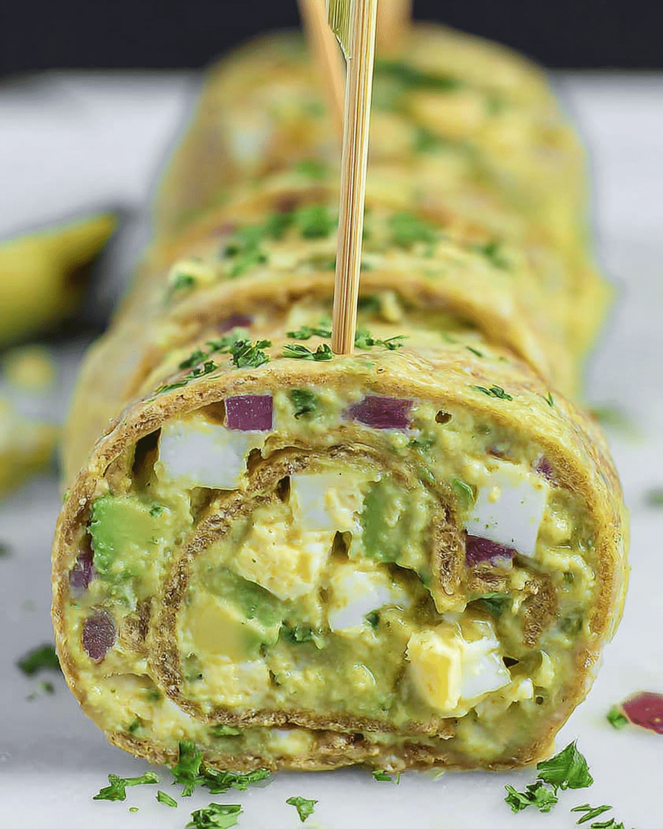 Avocado Egg Salad Roll Ups: Easy Lunch Hack Revealed!