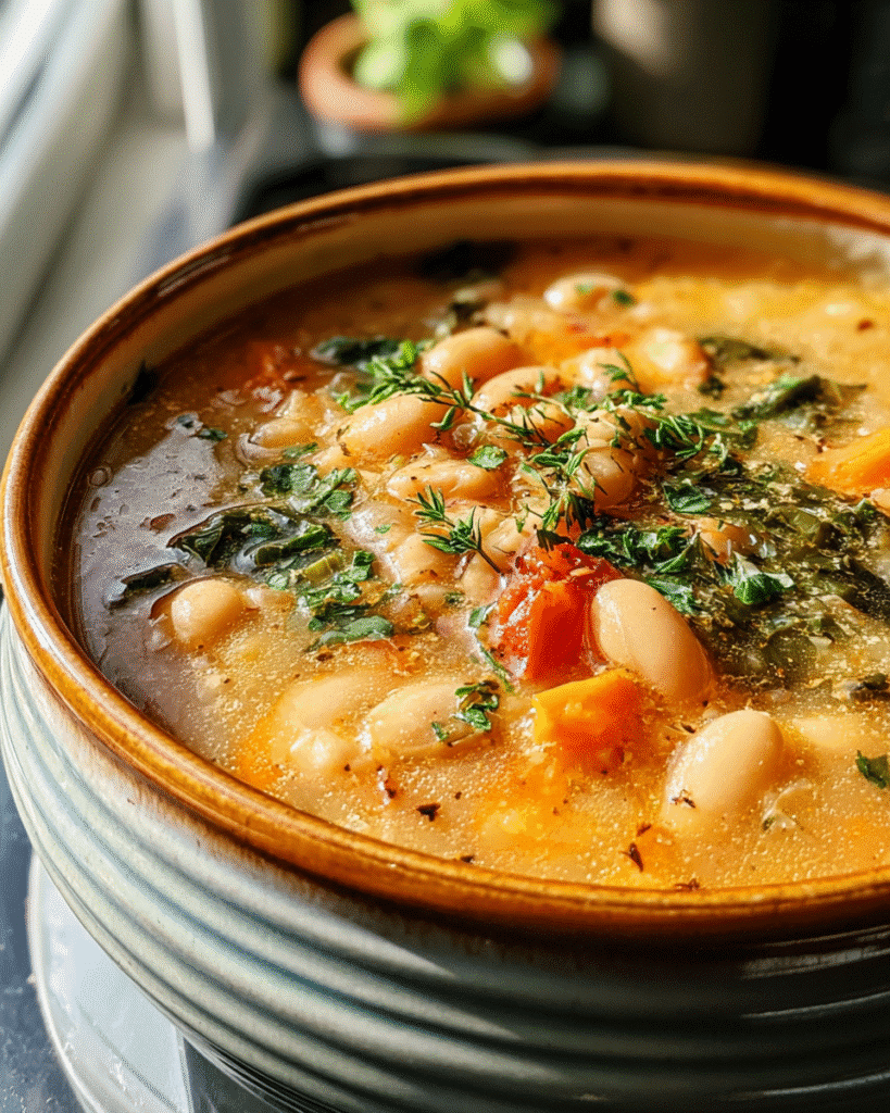 How to Make Creamy White Bean Soup That Hugs Your Soul