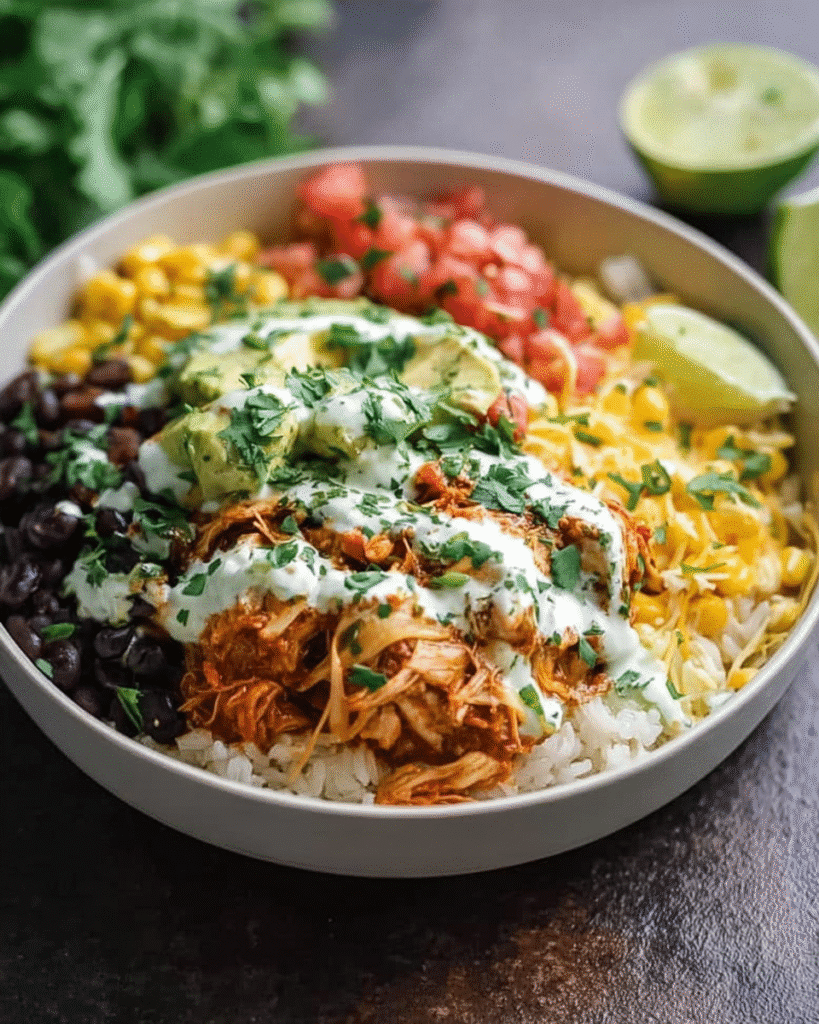 Slow Cooker Chicken Burrito Bowl: The Easiest Dinner Ever!