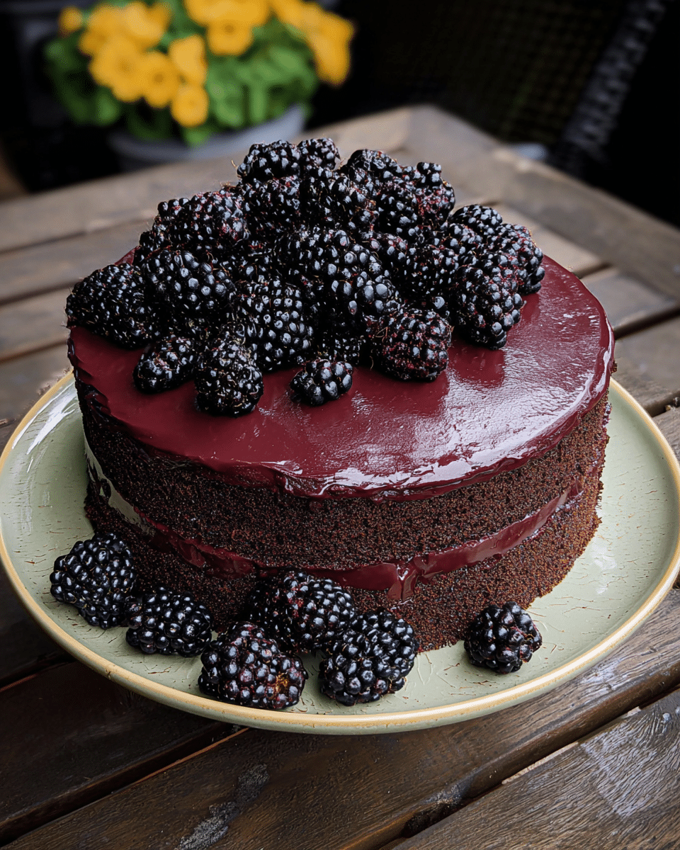 How to Create a Stunning Blackberry Velvet Gothic Cake