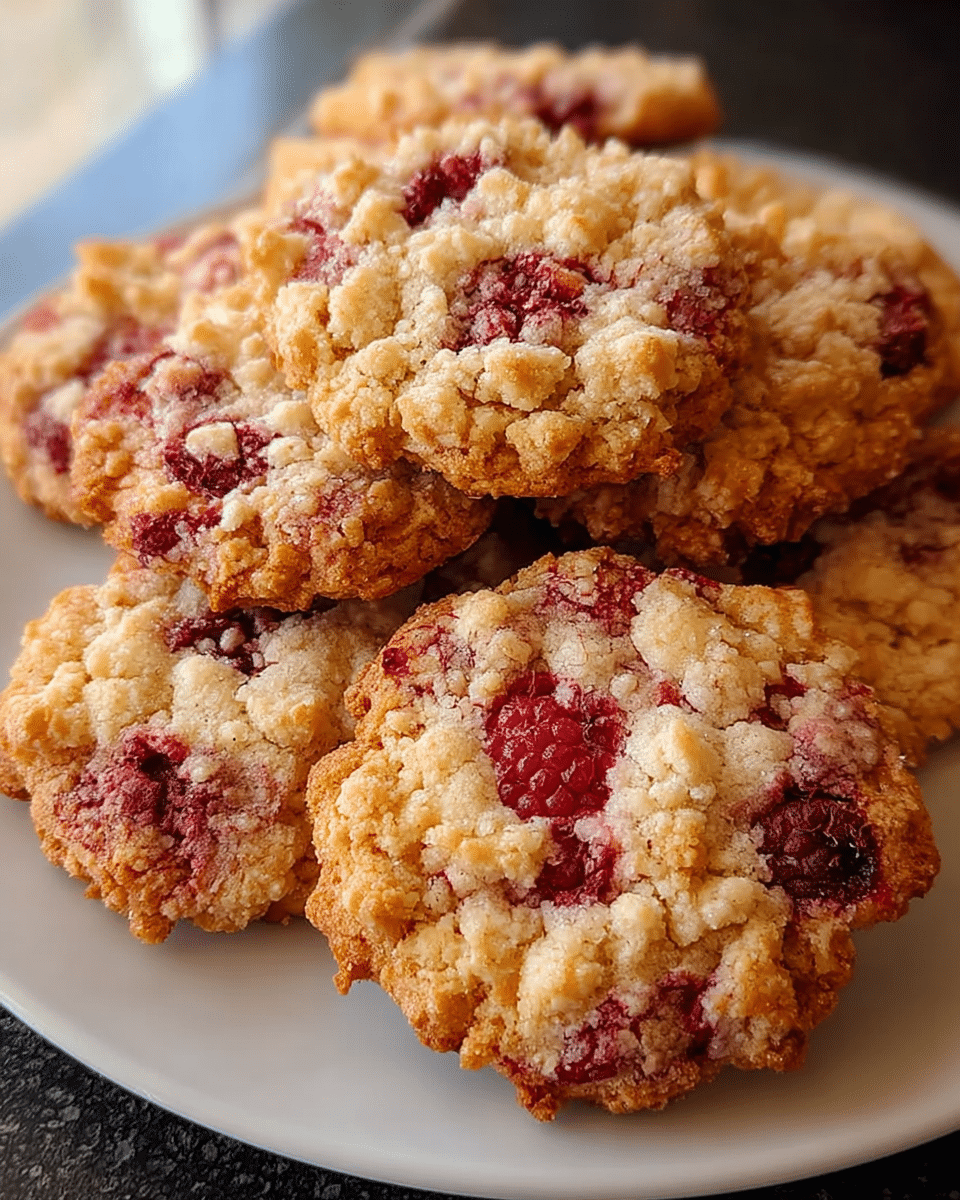 Best Buttery Raspberry Crumble Cookies That Melt in Your Mouth