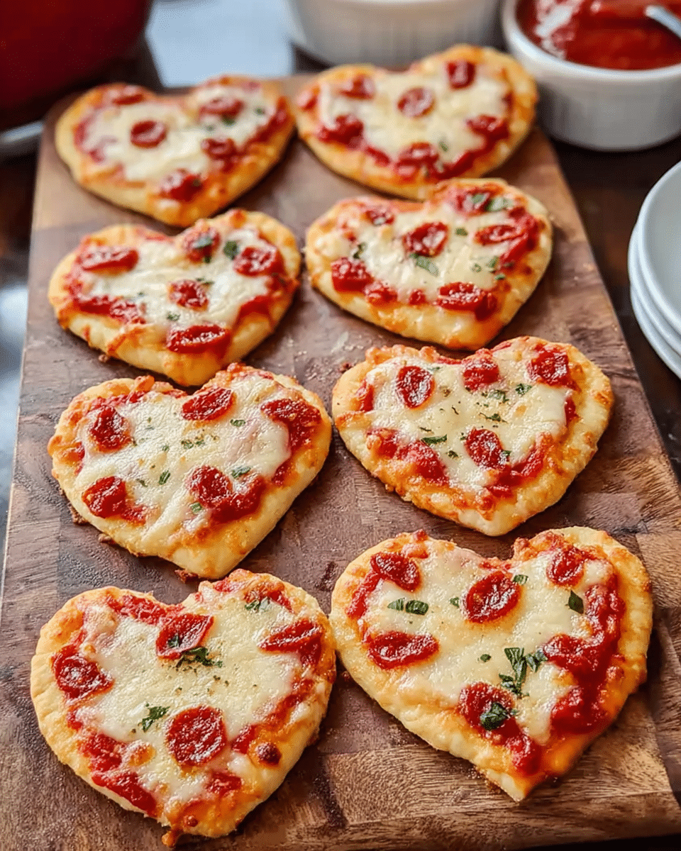 Mini Heart Pizzas: 5 Adorable Recipes Loved by Kids