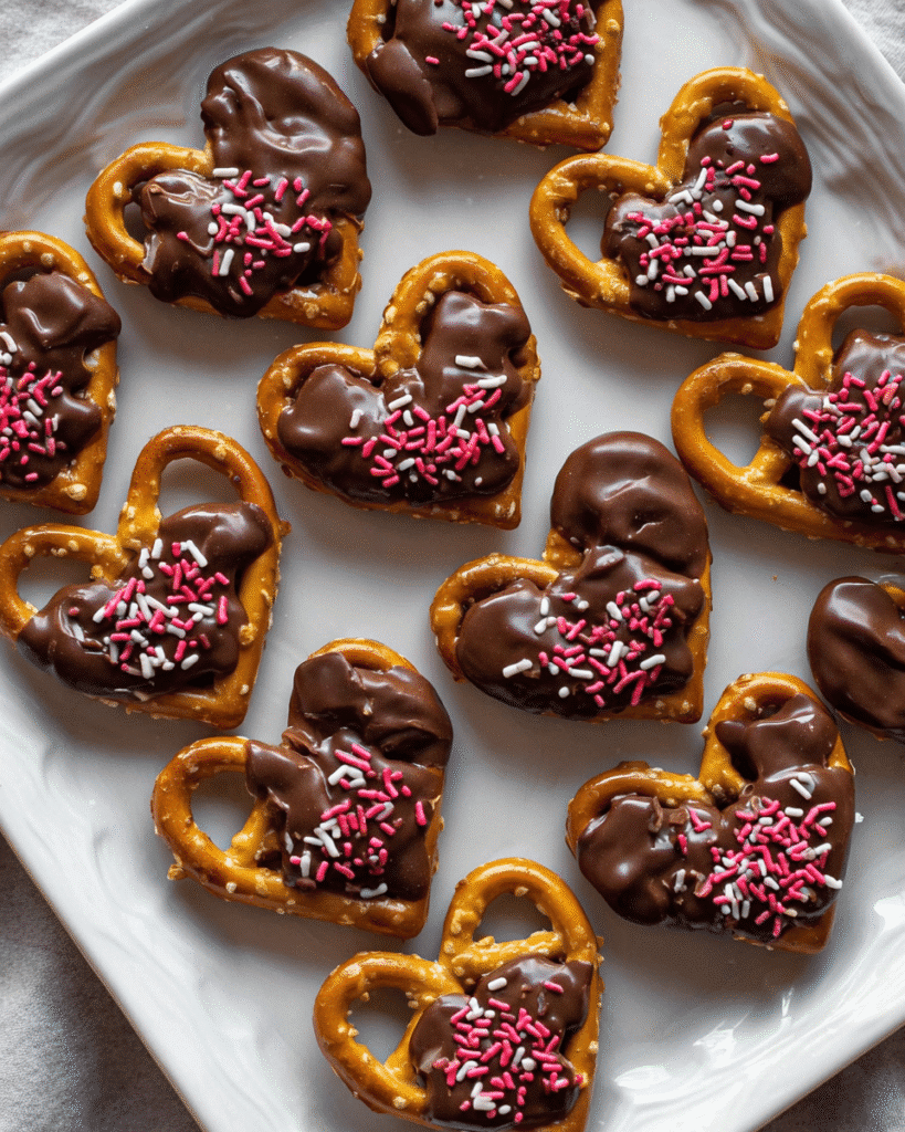 Heart-Shaped Chocolate-Covered Pretzels: Sweet Treats You'll Love!