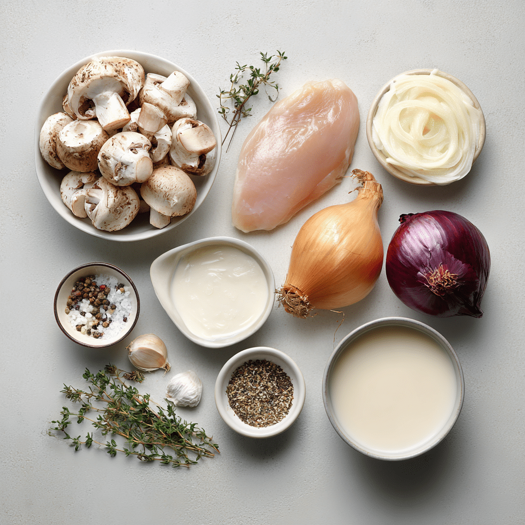 Creamy Mushroom Chicken Soup: Cozy Comfort in Every Spoonful!