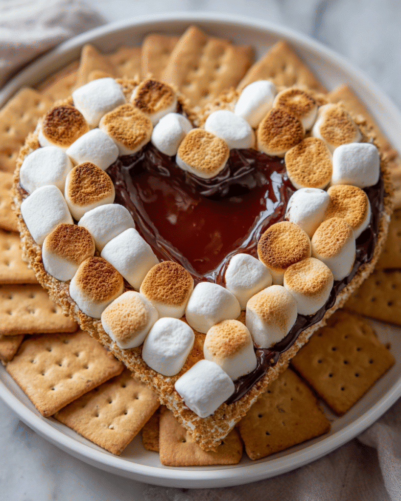 Heart-Shaped S'mores Dip: The Ultimate Romantic Dessert!