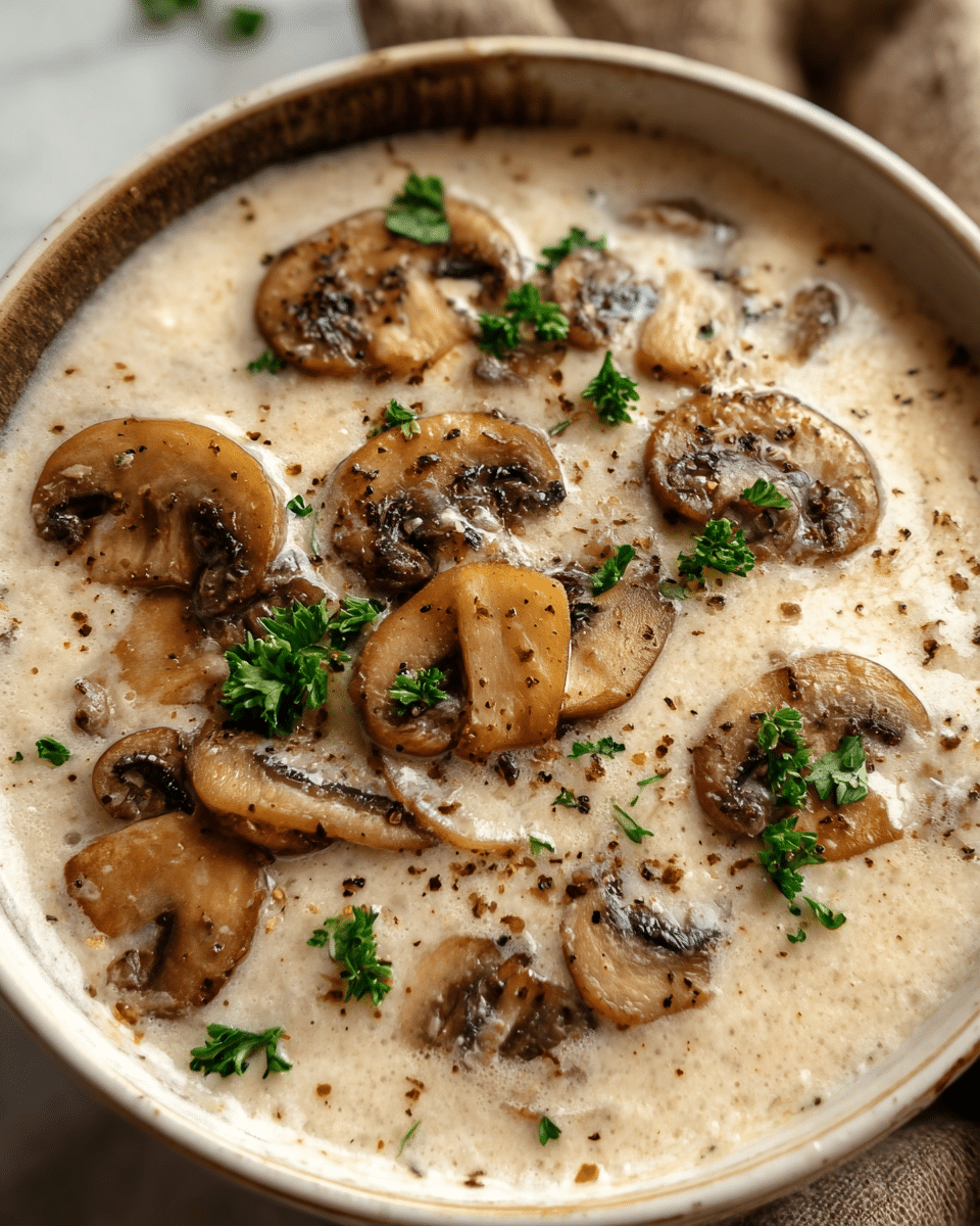 Keto Creamy Mushroom Soup: Comfort in Every Spoonful