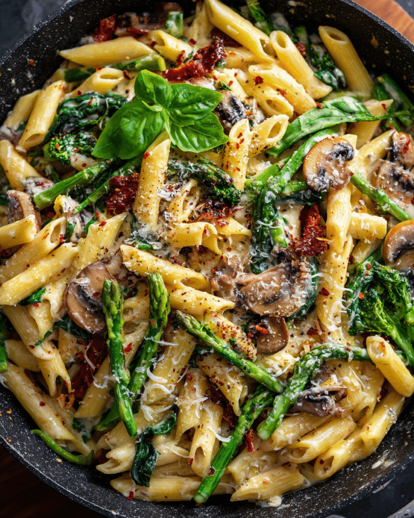 One Pot Creamy Garlic Pasta: Quick Weeknight Dinner Magic!