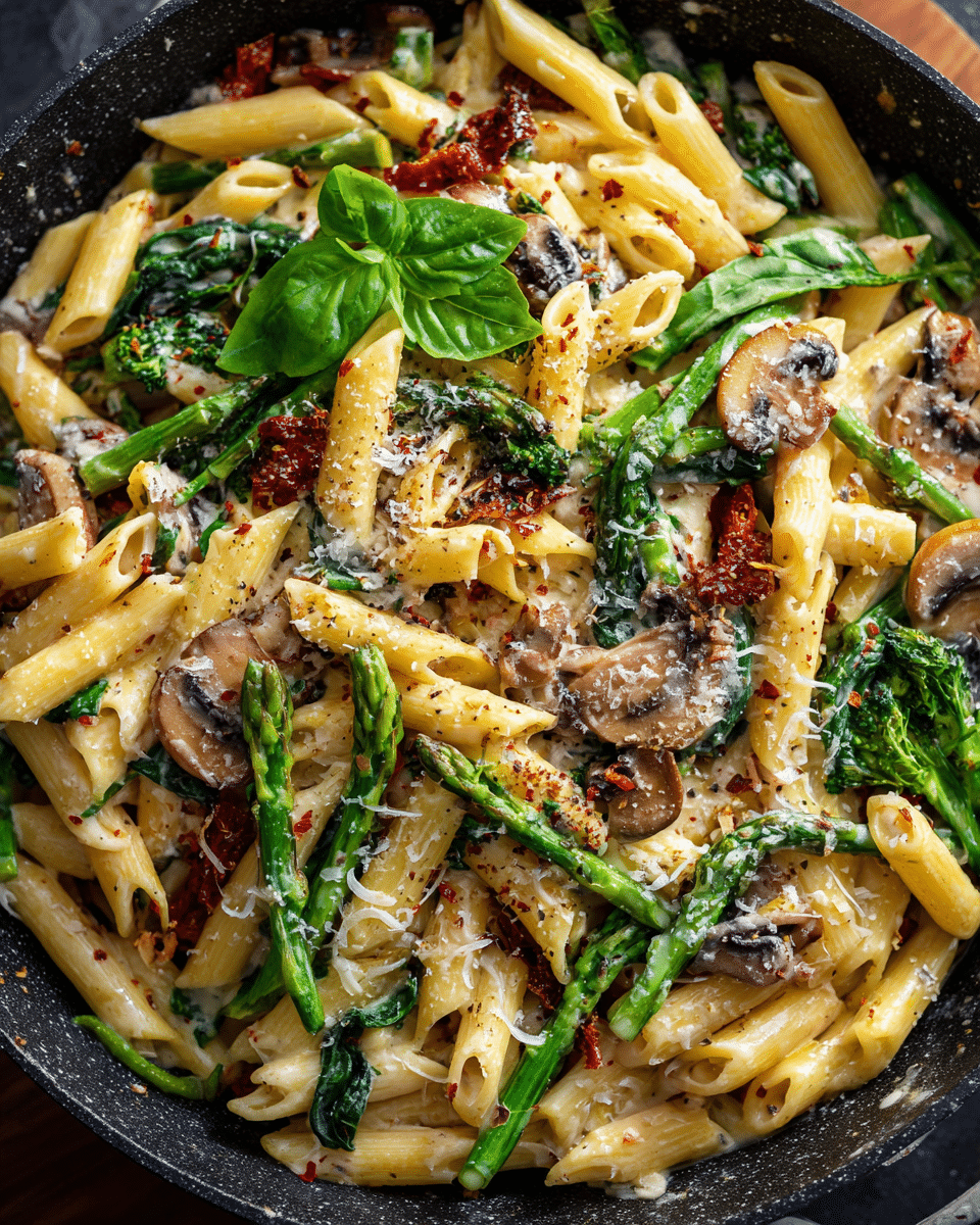 One Pot Creamy Garlic Pasta: Quick Weeknight Dinner Magic!