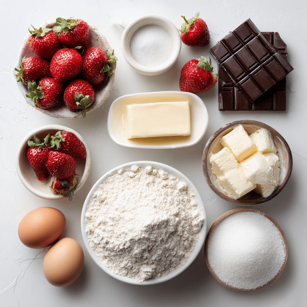 Strawberry Dark Chocolate Truffle Cake: Decadent Dessert Bliss!