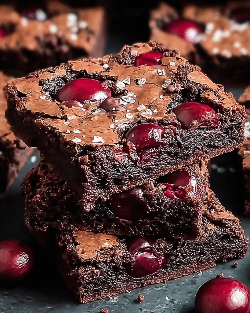 Roasted Cherry Brownies: The Ultimate Decadent Chocolate Treat