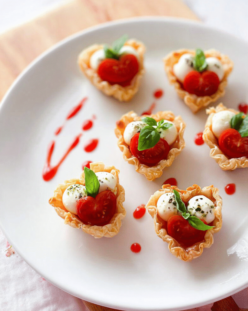 Heart-Shaped Caprese Phyllo Cups: 5 Reasons to Wow Guests
