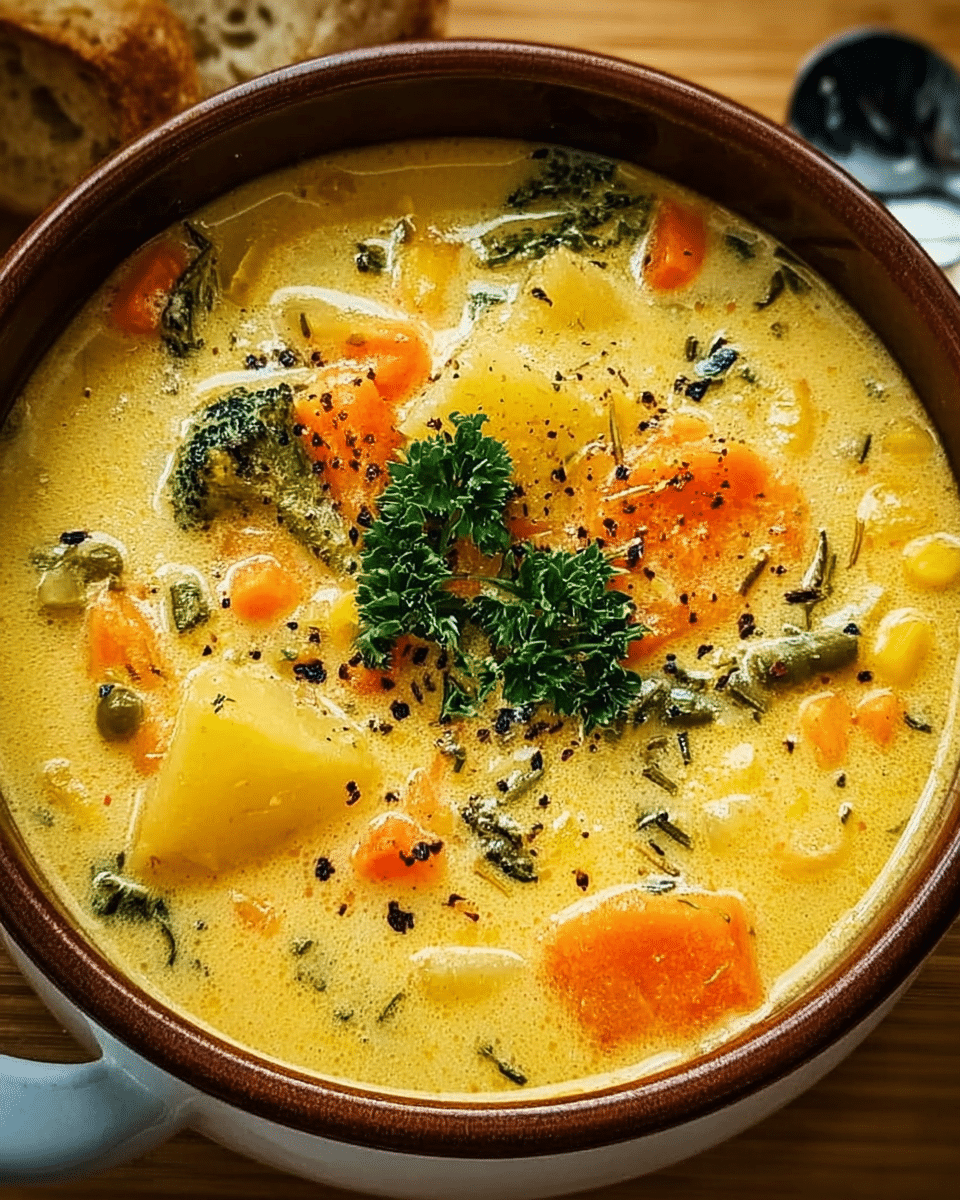 One Pot Creamy Vegetable Soup: Cozy Comfort in Minutes