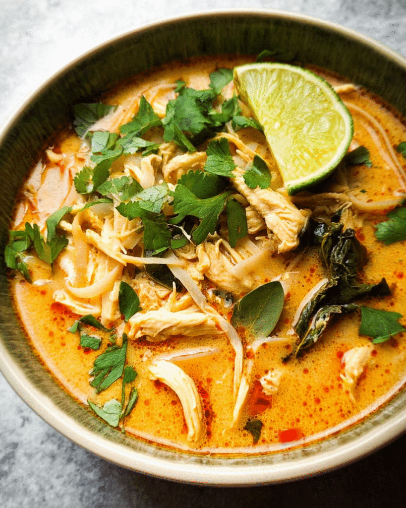 Keto Thai Curry Chicken Soup: Spicy Comfort in a Bowl