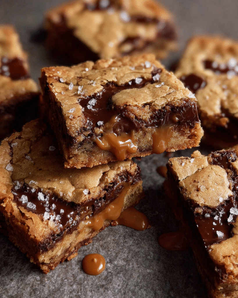 Salted Toffee Espresso Blondies: A Decadent Dessert Delight!