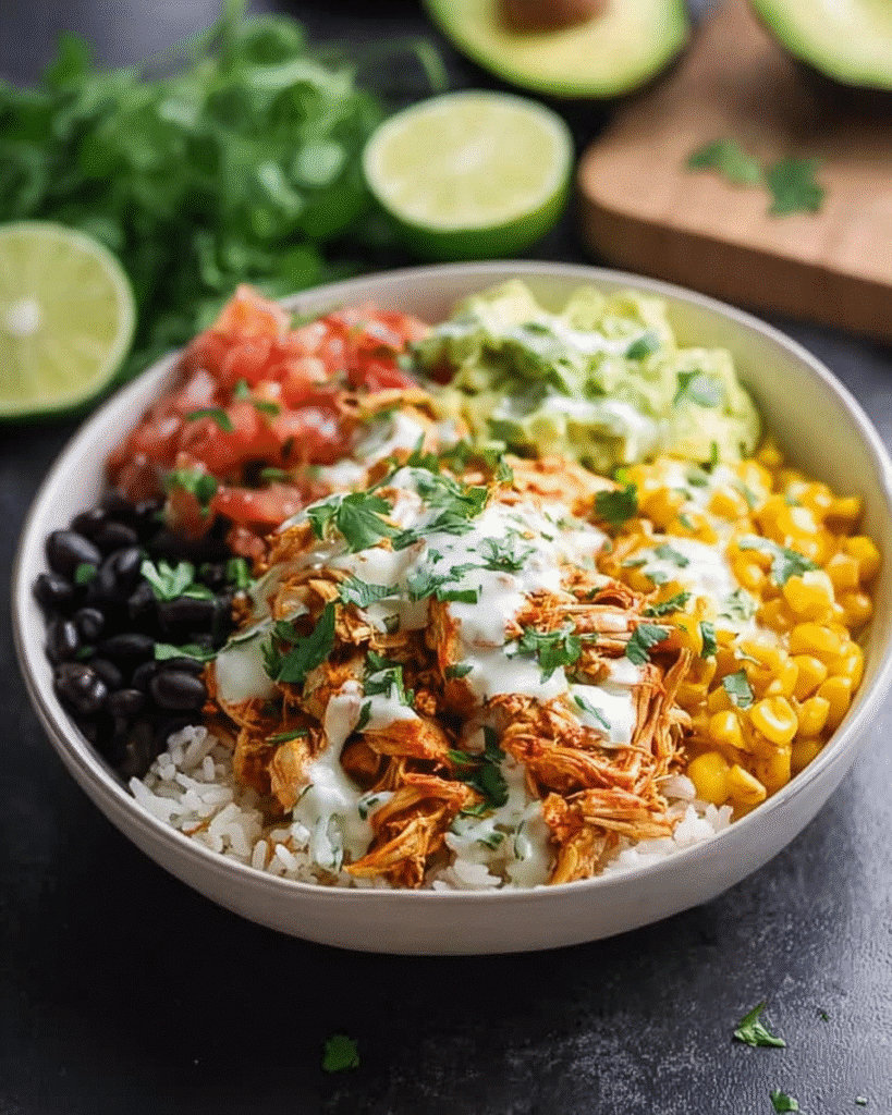 Slow Cooker Chicken Burrito Bowl: The Easiest Dinner Ever!