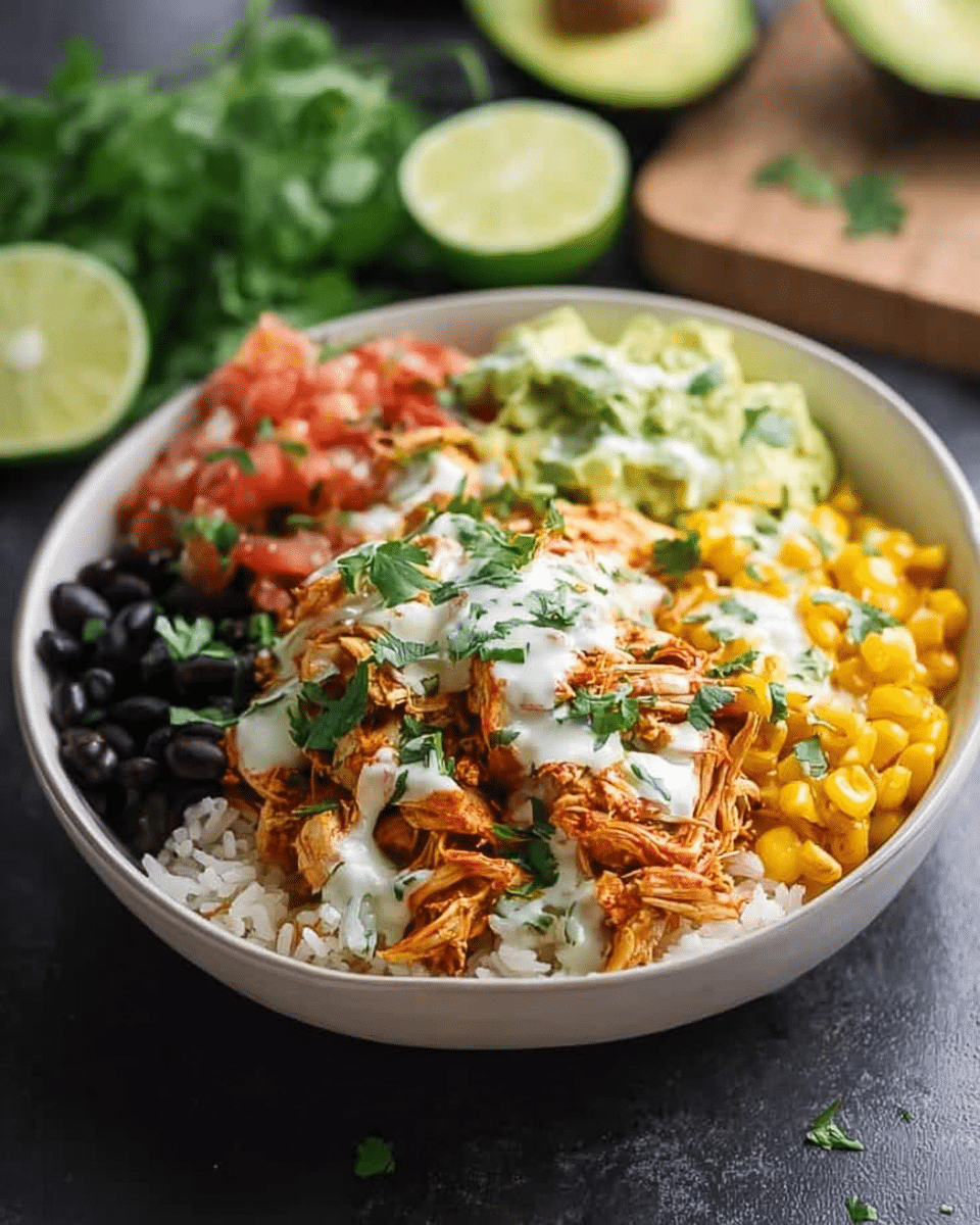 Slow Cooker Chicken Burrito Bowl: The Easiest Dinner Ever!