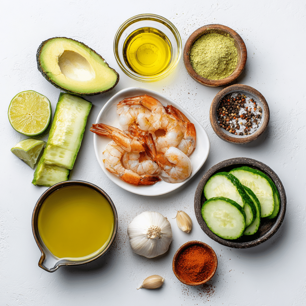 Cajun Shrimp and Avocado Cucumber Bites: Quick Keto Appetizer!