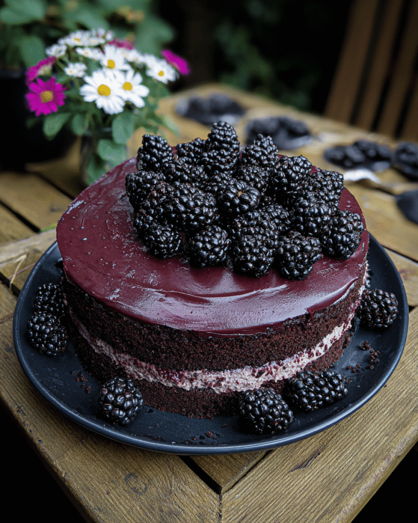How to Create a Stunning Blackberry Velvet Gothic Cake