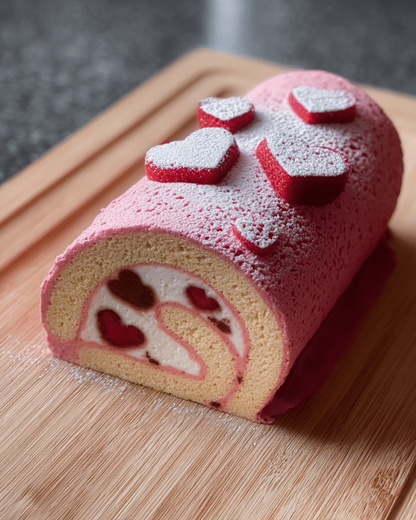 Heart-Shaped Swiss Roll Recipe: Sweet Love in Every Slice!