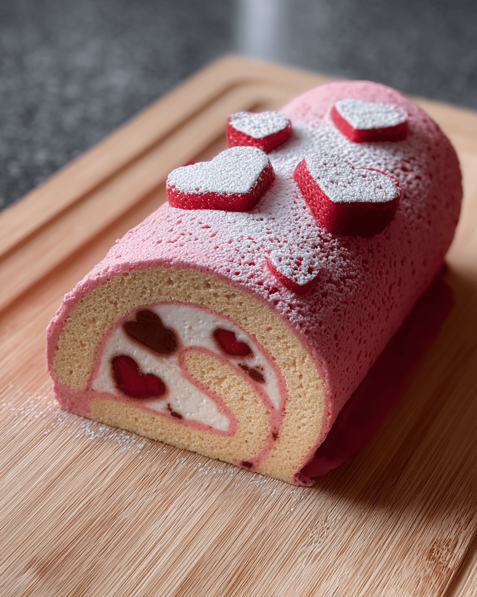 Heart-Shaped Swiss Roll Recipe: Sweet Love in Every Slice!