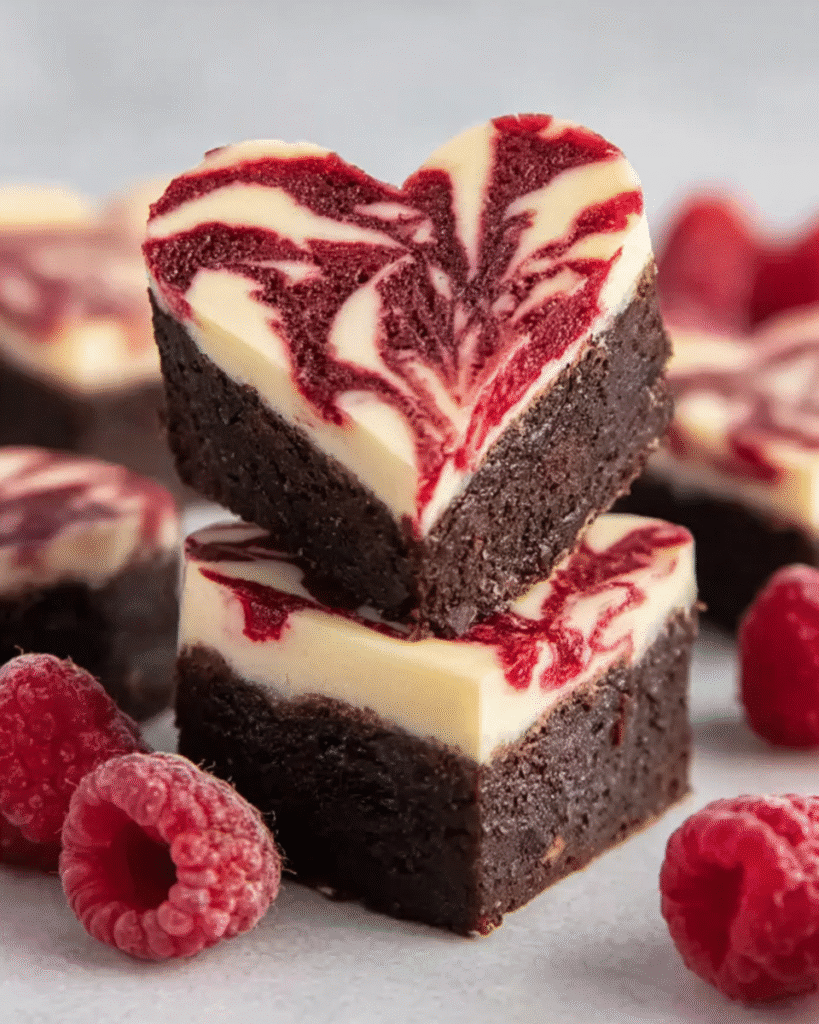 How to Make Irresistible Heart Shaped Brownies with Raspberry Magic