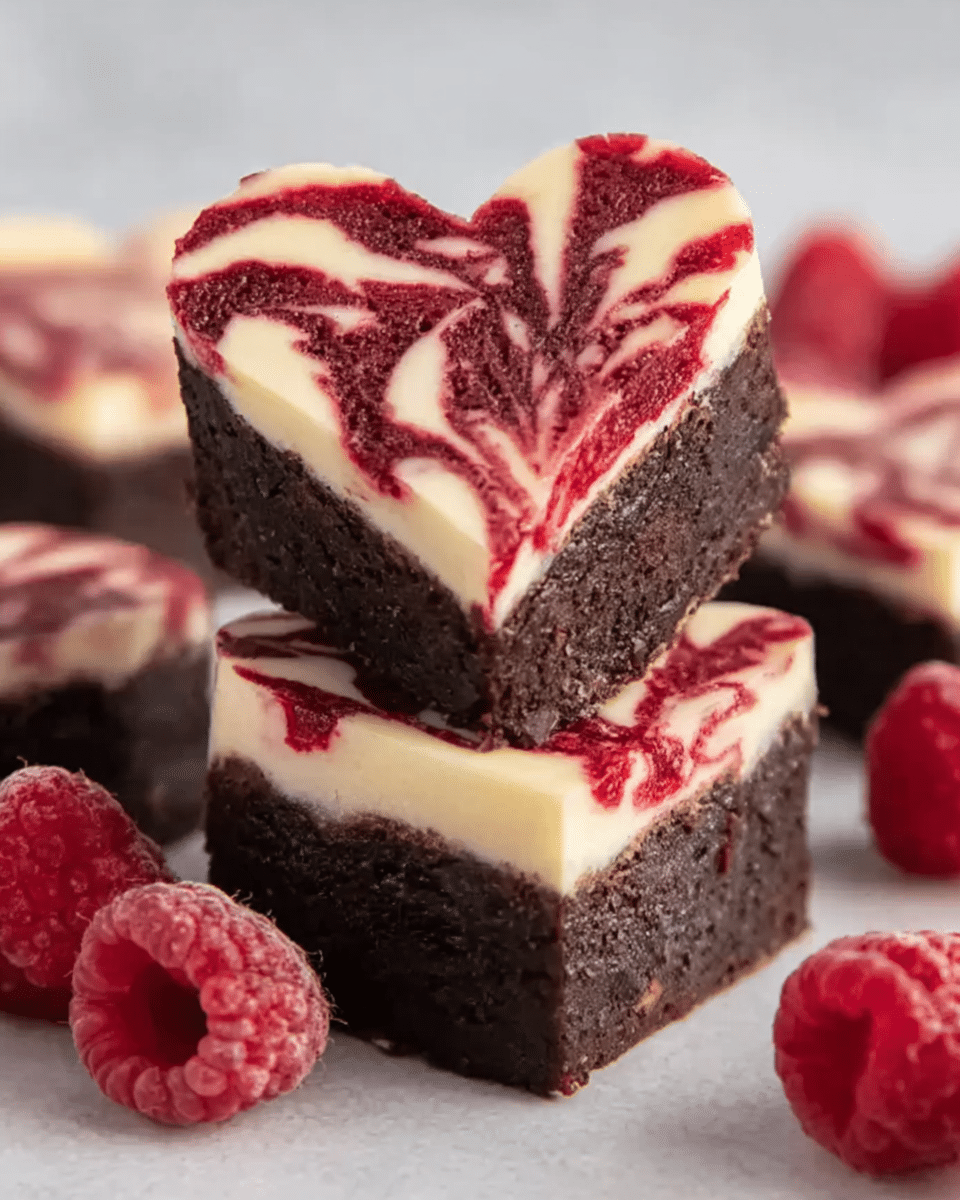 How to Make Irresistible Heart Shaped Brownies with Raspberry Magic
