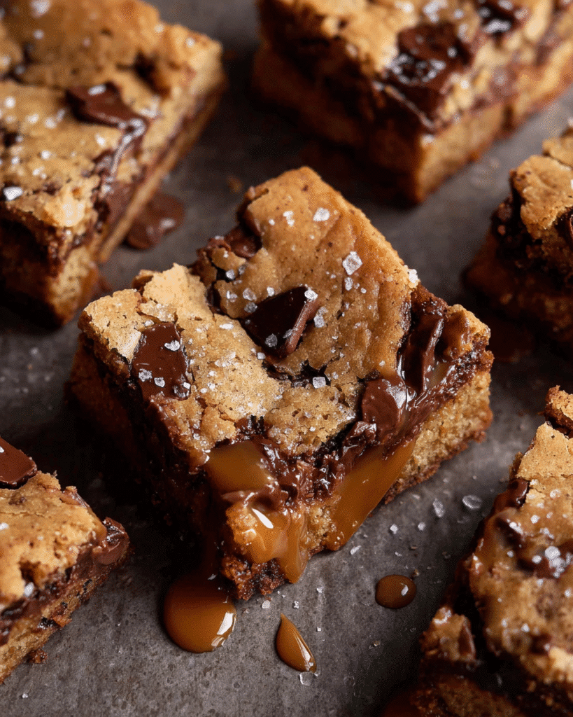 Salted Toffee Espresso Blondies: A Decadent Dessert Delight!