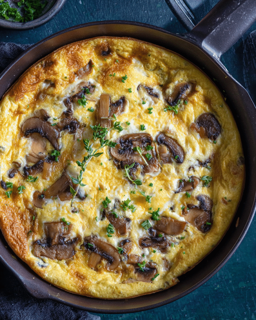 How to Make the Ultimate Mushroom Frittata Recipe in Minutes