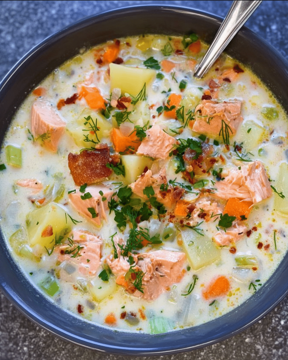 Salmon Chowder Recipe: Creamy Comfort in One Pot!